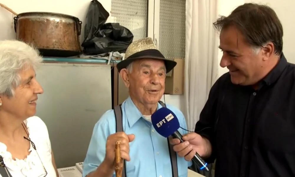 Ο 99χρονος ψηφοφόρος παρακινεί τους νέους να προσέλθουν στις κάλπες